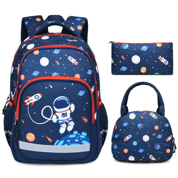Colorful Abstract Shoulder Backpack Messenger Crossbody Laptop Bag Student Bookbags for Kid Girls Boys 